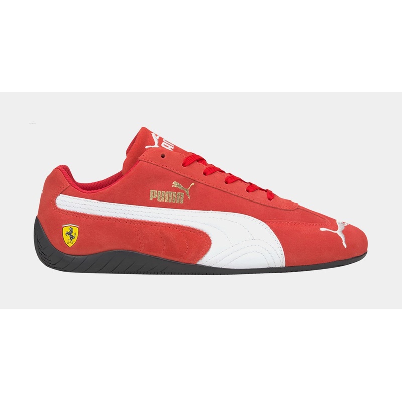 Ferrari Speedcat Mens Lifestyle Shoes (Red/White)