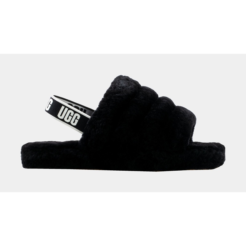 Fluff Yeah Grade School Slide On Sandal (Black)
