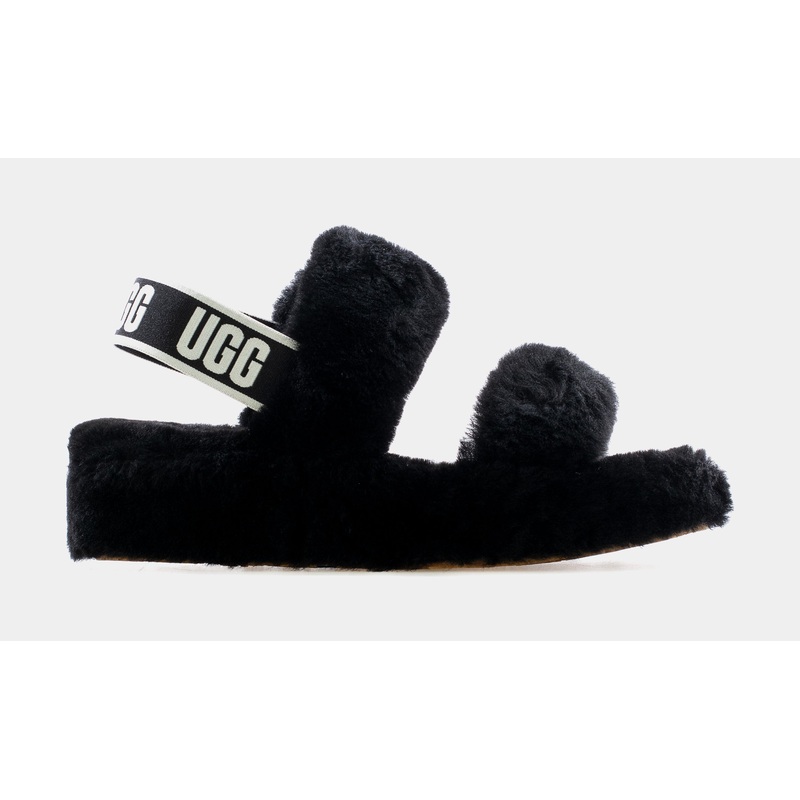 Oh Yeah Womens Slide Sandal (Black)