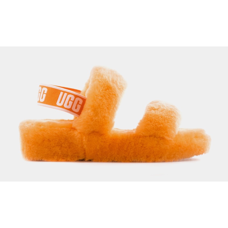 Oh Yeah Womens Slide Sandal (Orange)