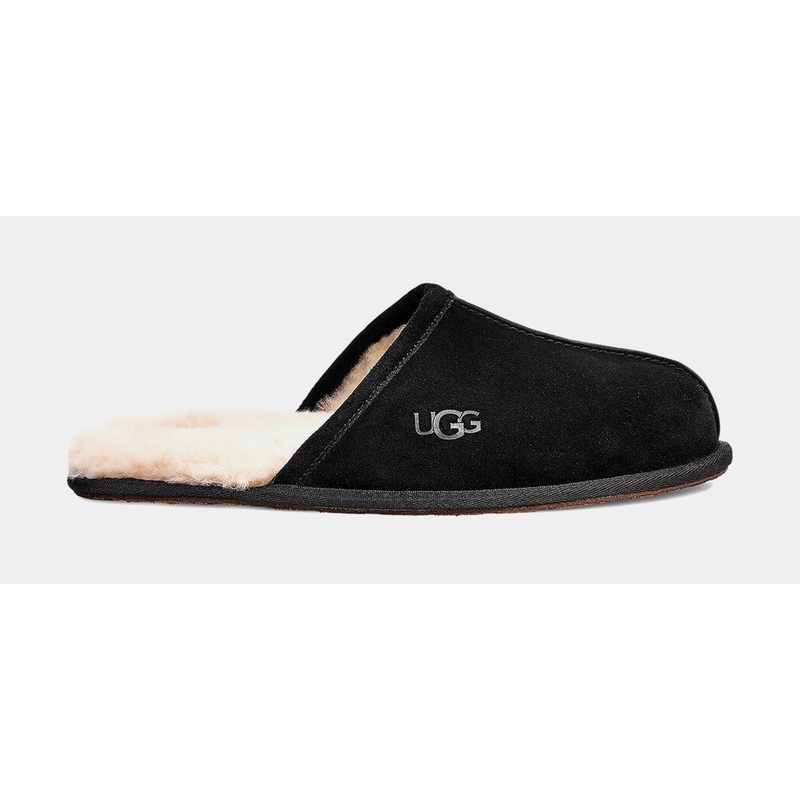 Scuff Slipper Mens Sandals (Black)
