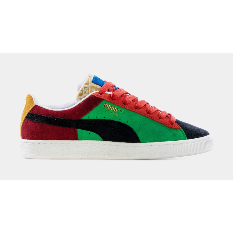 Suede Classic 21 Mens Lifestyle Shoes (Blue/Red)