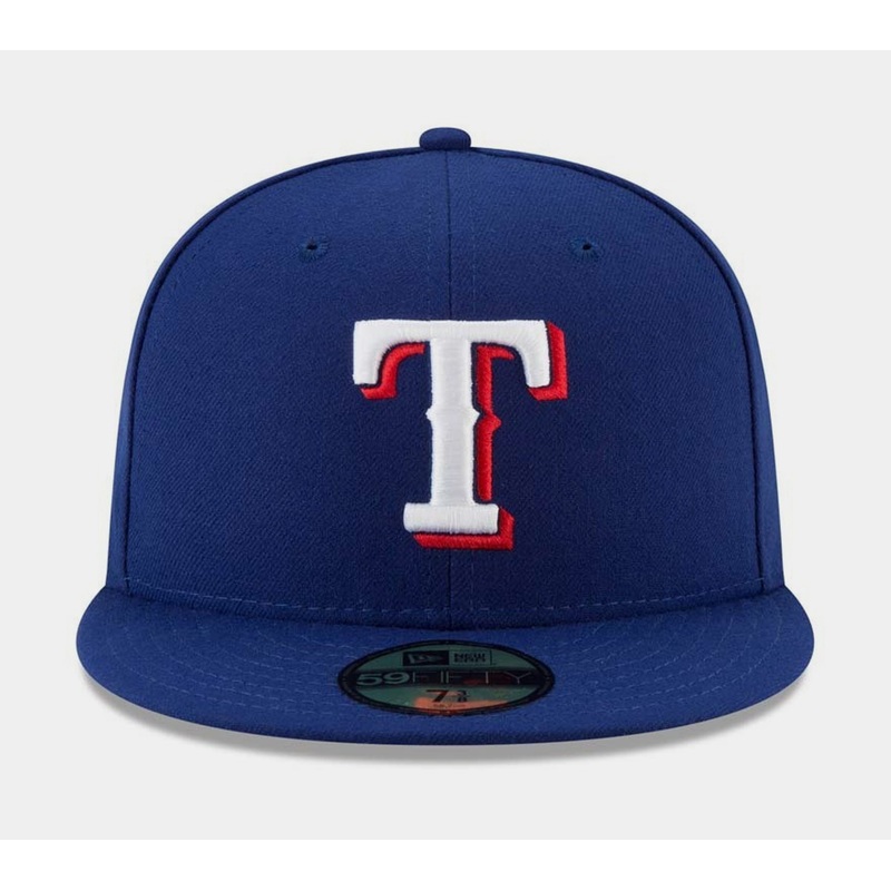 Texas Rangers Authentic Collection 59FIFTY Fitted Mens Hat (Blue)
