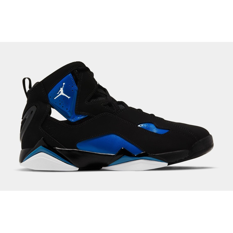 True Flight Black Game Royal Mens Lifestyle Shoes (Black/Blue)