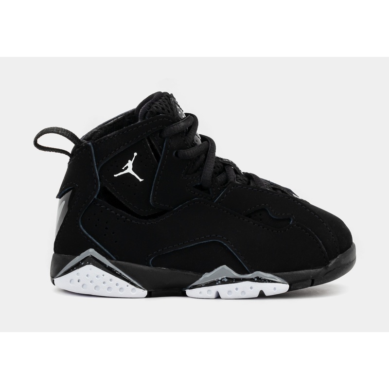 True Flight Infant Toddler Basketball Shoes (Black/White)