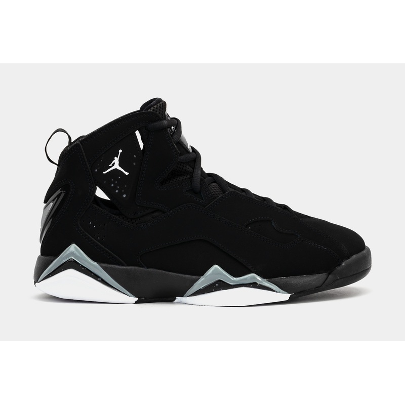 True Flight Mens Basketball Shoes (Black/White)