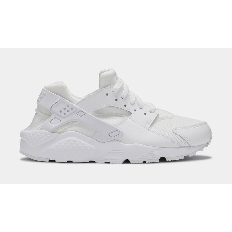 Air Huarache Run Monochrome Grade School Lifestyle Shoes (White)