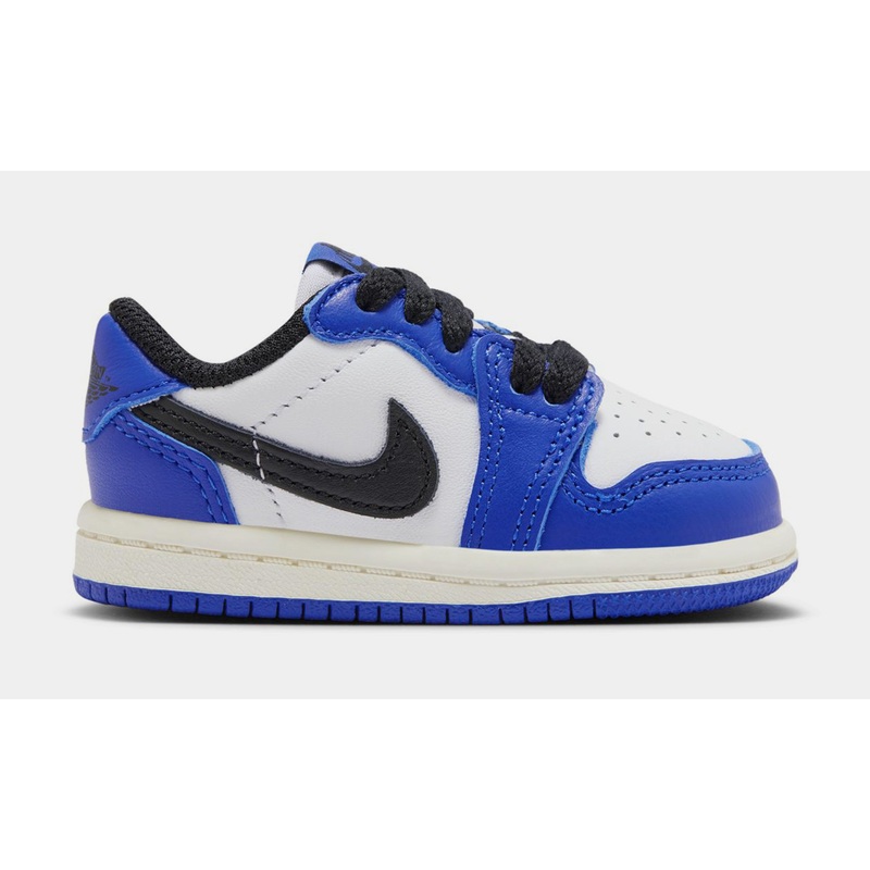 Air Jordan 1 Retro Low OG Game Royal Infant Toddler Lifestyle Shoes (White/Black/Game Royal)