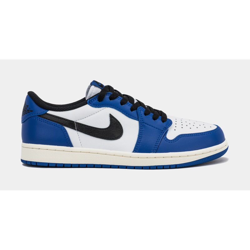 Air Jordan 1 Retro Low OG Game Royal Mens Lifestyle Shoes (White/Black/Game Royal)