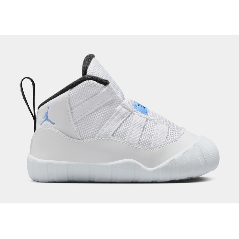 Air Jordan 11 Retro Legend Blue Infant Crib Bootie Lifestyle Shoes (White/Legend Blue/Black) Free Shipping