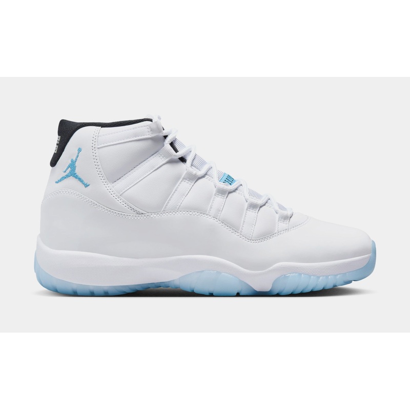Air Jordan 11 Retro Legend Blue Mens Lifestyle Shoes (White/Black/Legend Blue) Free Shipping