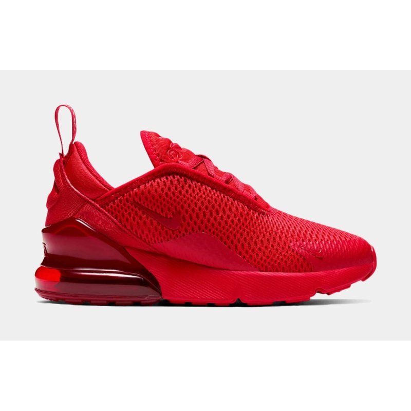 Air Max 270 Preschool Running Shoe (Red)