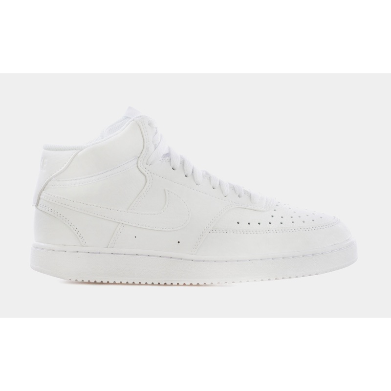 Court Vision Mid Mens Lifestyle Shoes (White)