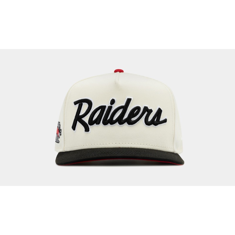 Exclusive Las Vegas Raiders Superbowl 950AF Snapback Mens Hat (Beige/Black)