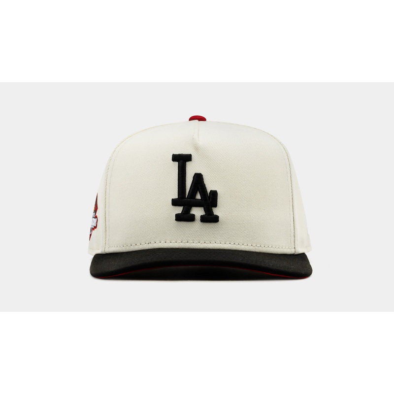 Exclusive Los Angeles Dodgers 2024 Champions 950AF Snapback Mens Hat (Beige/Black)