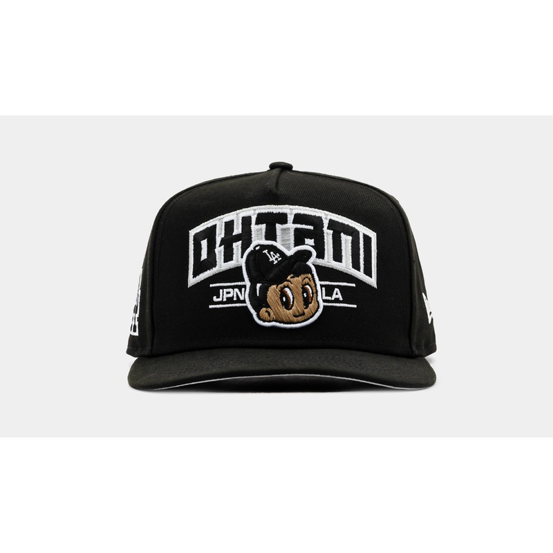 Exclusive Los Angeles Dodgers Ohtani 950AF Snapback Mens Hat (Black/White)