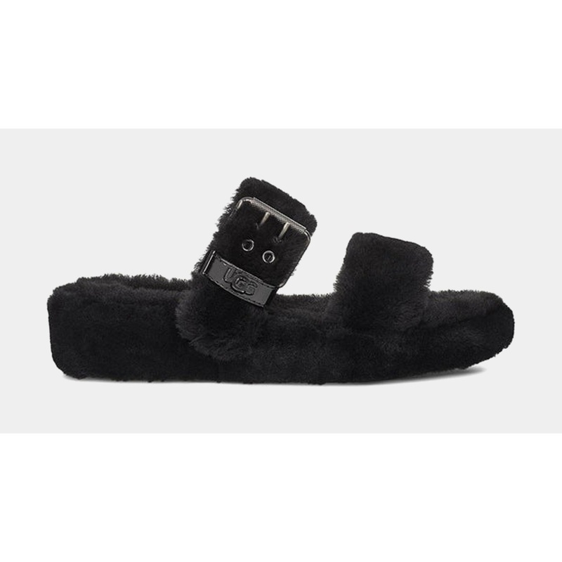 Fuzz Yeah Womens Sandals (Black)