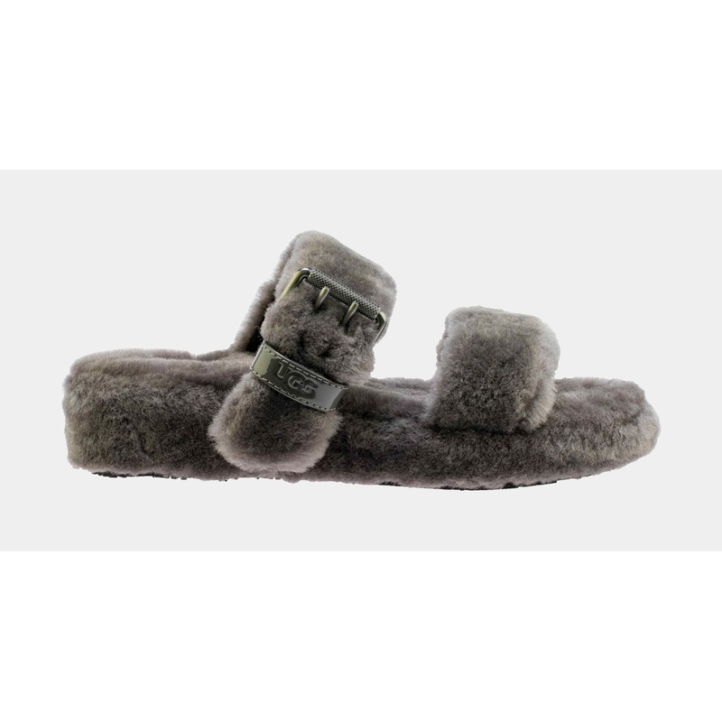 Fuzz Yeah Womens Sandals (Grey)