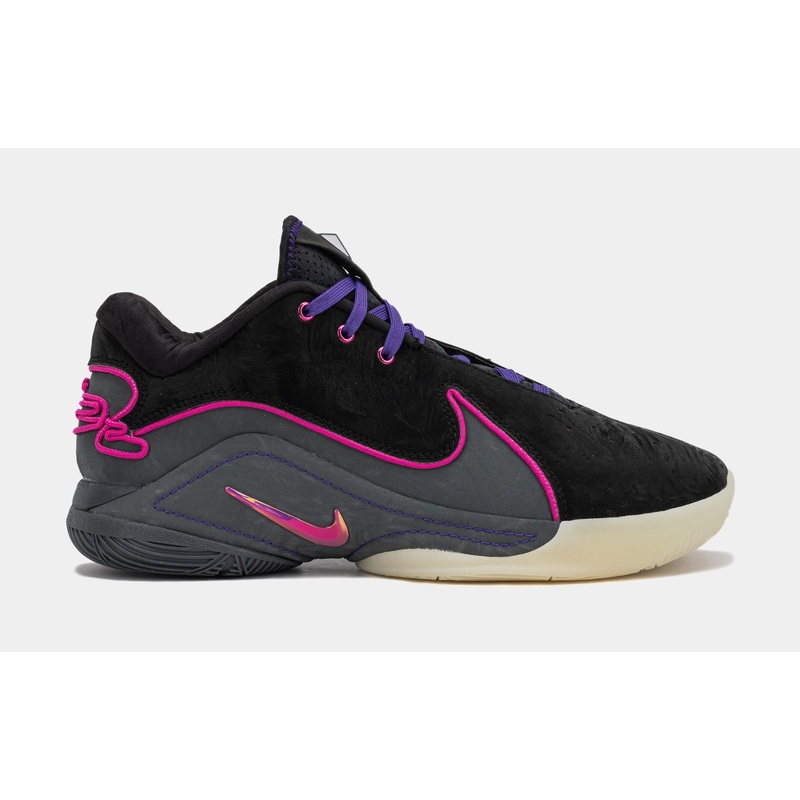 Lebron 22 Blacklight Mens Basketball Shoes (Black/Laser Fuchsia/Dark Grey/Field Purple/Guava Ice)