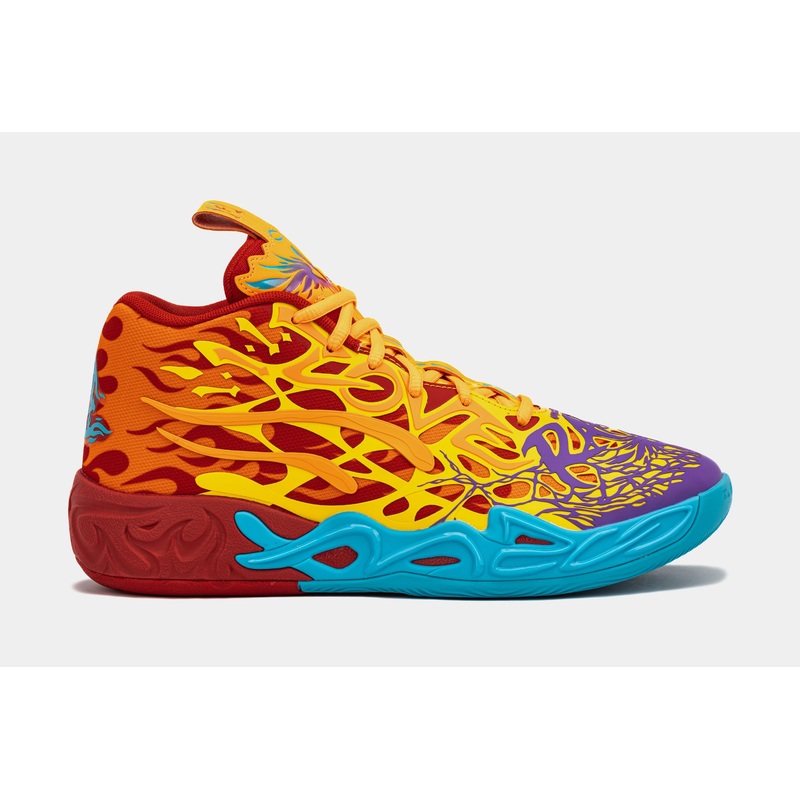 MB.04 Phoenix Mens Basketball Shoes (Red/Orange/Blue)