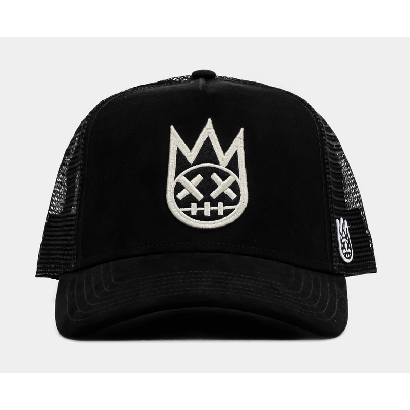 Shimuchan Logo Mesh Trucker Mens Hat (Black/White)