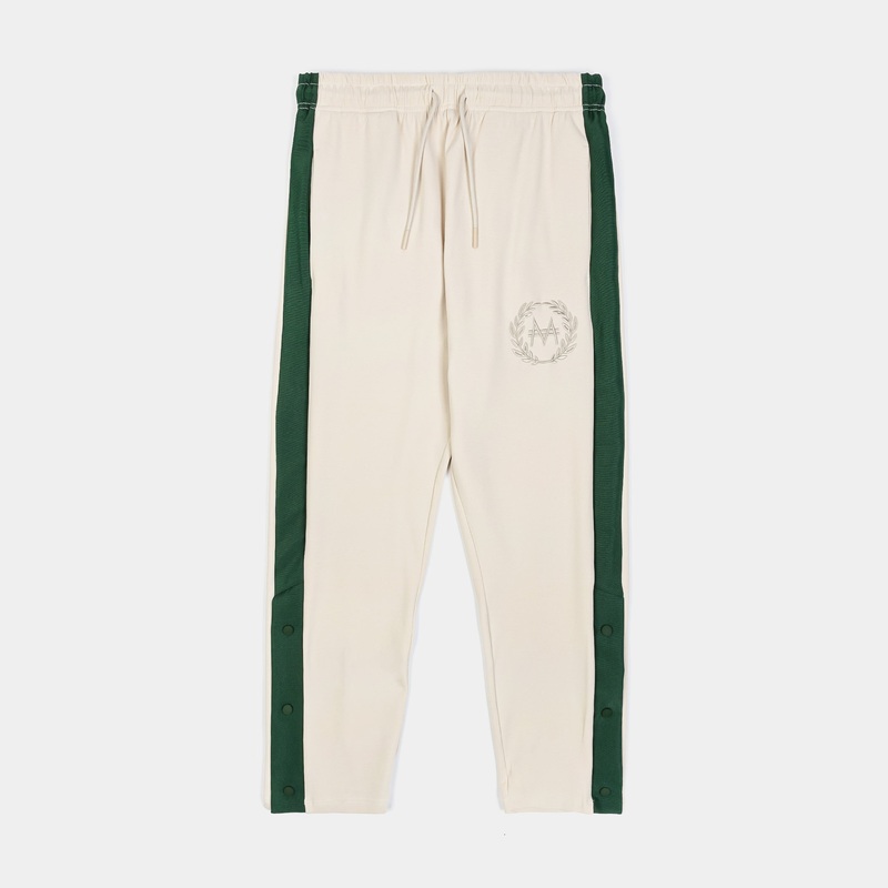 SP x Monopoly Crest Joggers Mens Pants (Cream/Green)