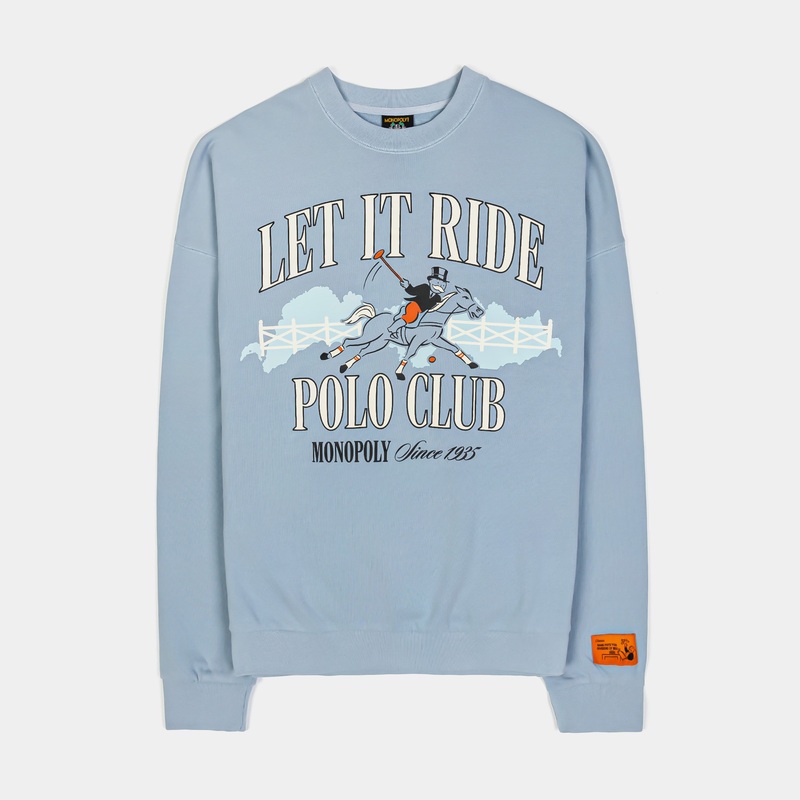 SP x Monopoly Let It Ride Mens Crew (Blue/White)