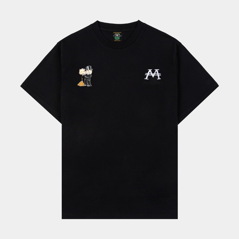 SP x Monopoly Pay Me Mens Short Sleeve Shirt (Black/White)