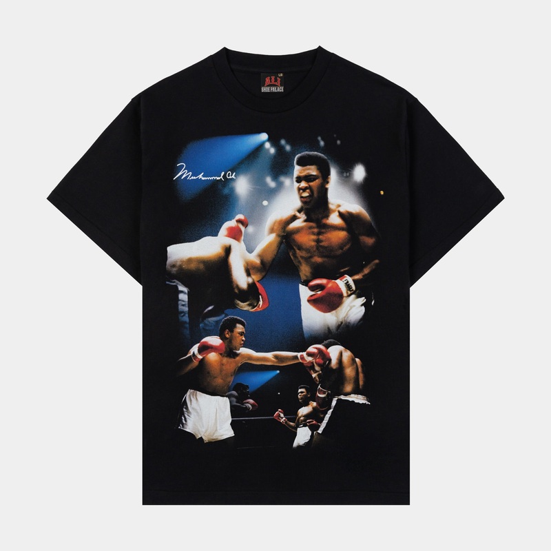 SP x Muhammad Ali Fight Mens Short Sleeve Shirt (Black/Blue)