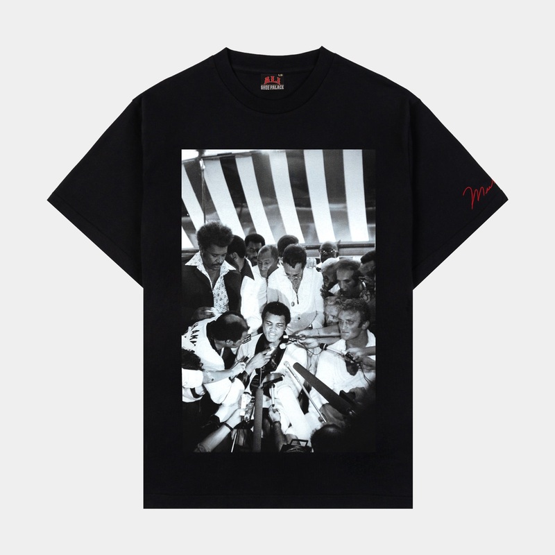 SP x Muhammad Ali Media Mens Short Sleeve Shirt (Black/White)