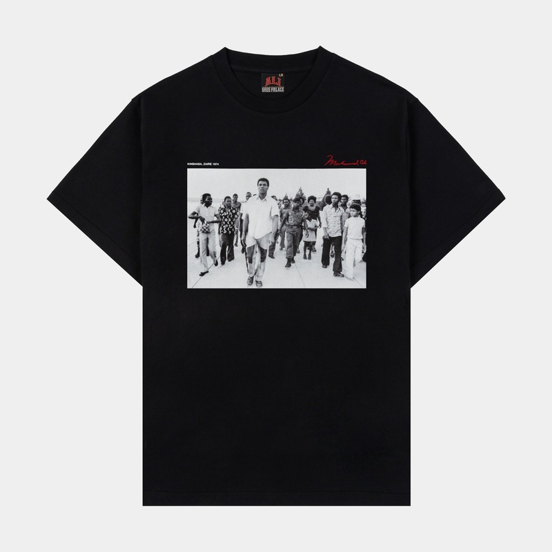 SP x Muhammad Ali People Mens Short Sleeve Shirt (Black/White)