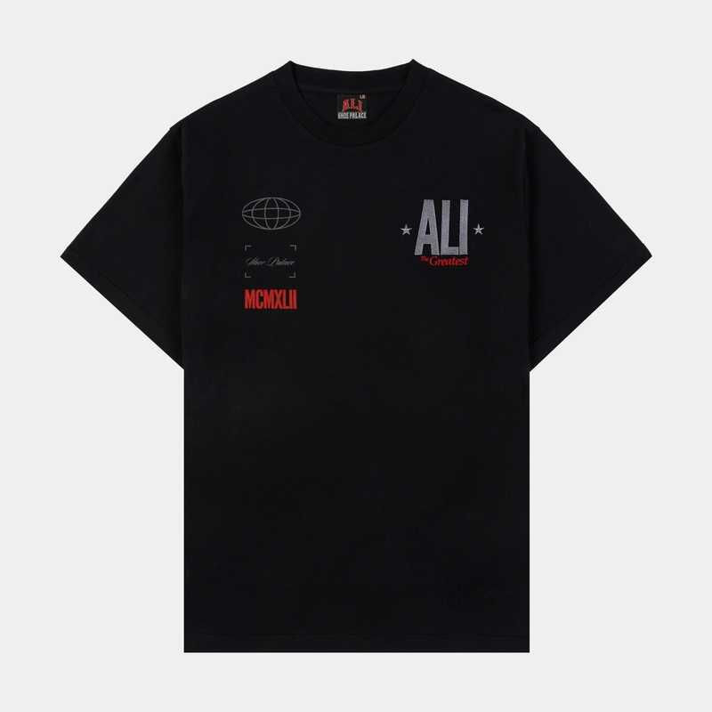 SP x Muhammad Ali The Greatest Mens Short Sleeve Shirt (Black/Grey)