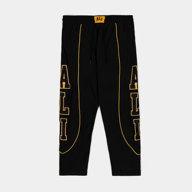 SP x Muhammad Ali Track Mens Pants (Black/Yellow)