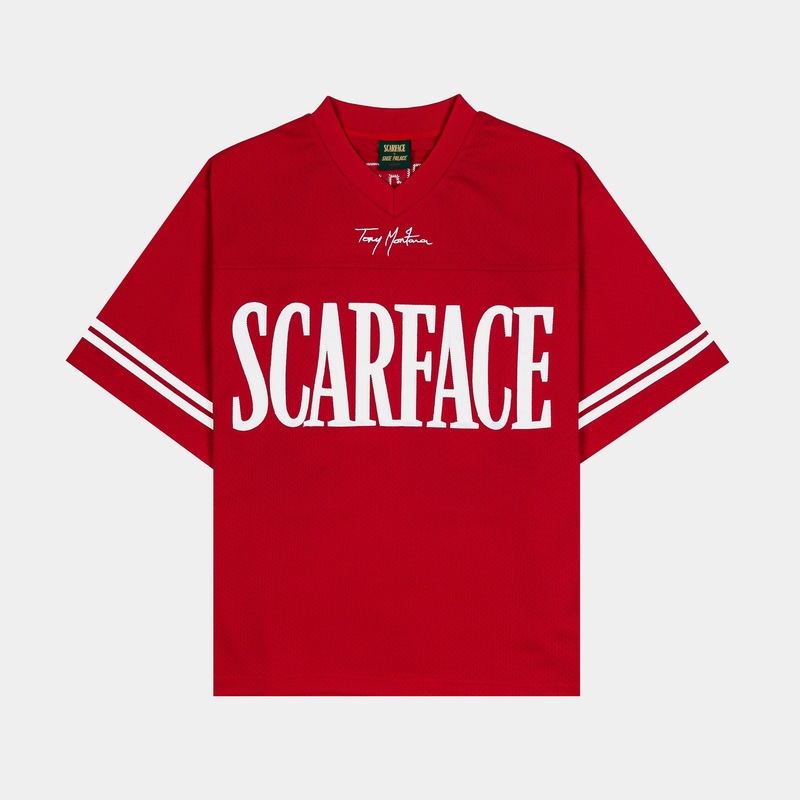 SP x Scarface Montana Mens Jersey (Red/White)
