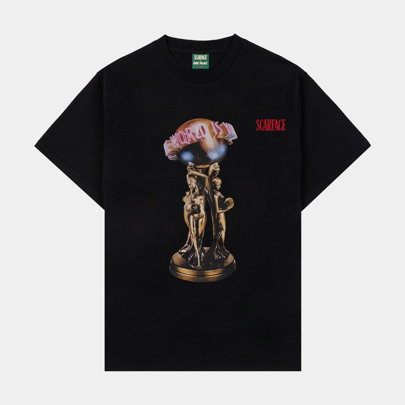SP x Scarface Trophy Mens Short Sleeve Shirt (Black/Red)