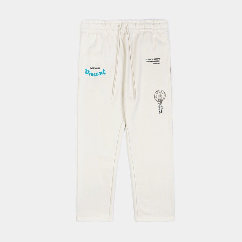 SP x Van Gogh Museum Almond Fleece Mens Pants (Beige/Teal)