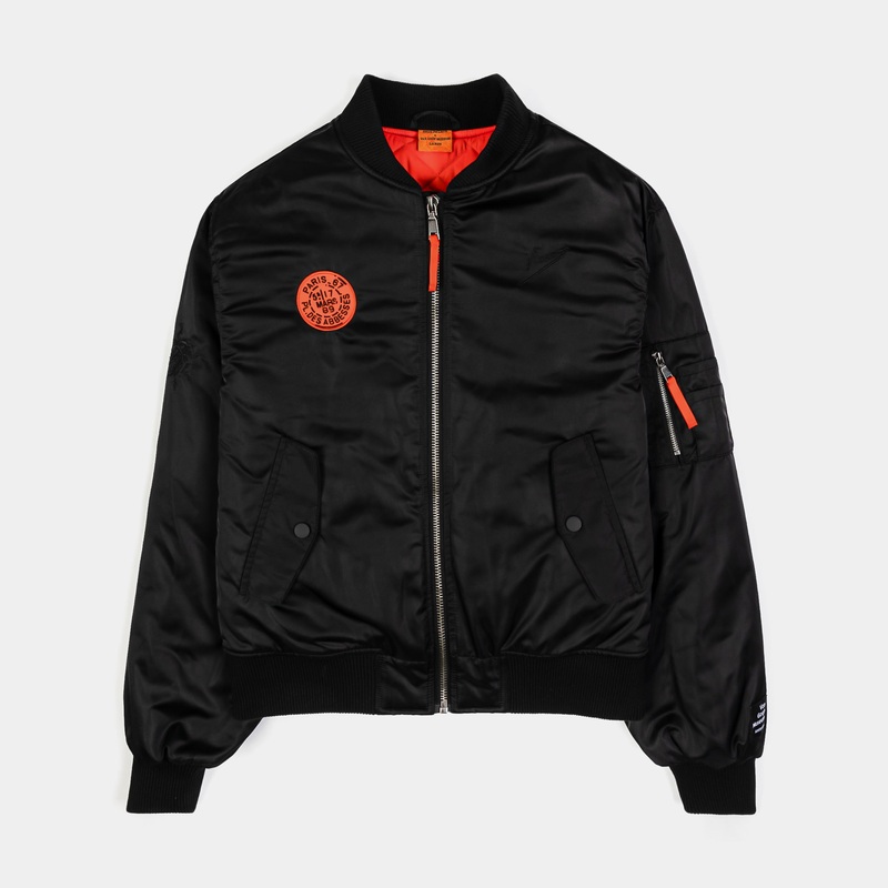 SP x Van Gogh Museum Blossom Bomber Mens Jacket (Black/Orange)
