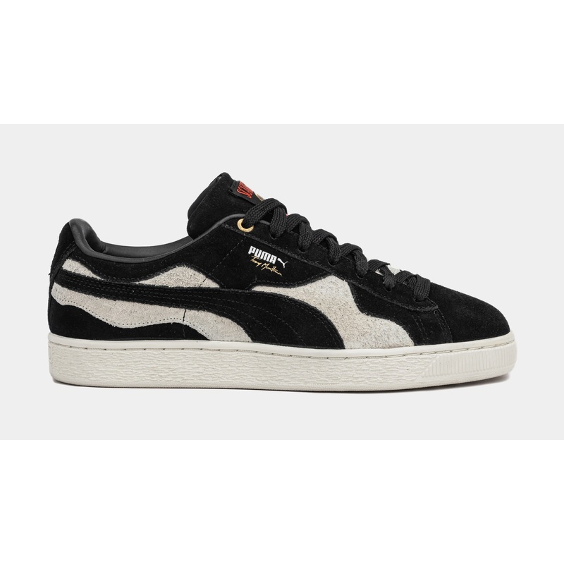 Suede Camowave Scarface Mens Lifestyle Shoes (Black/White)