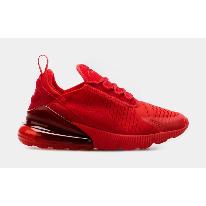 Air Max 270 Grade School Lifestyle Shoes (Red)