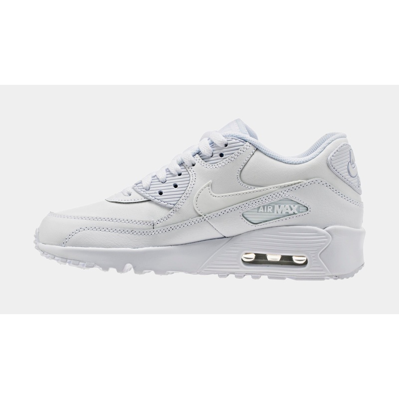 Air Max 90 Low Grade School Lifestyle Shoes (White)
