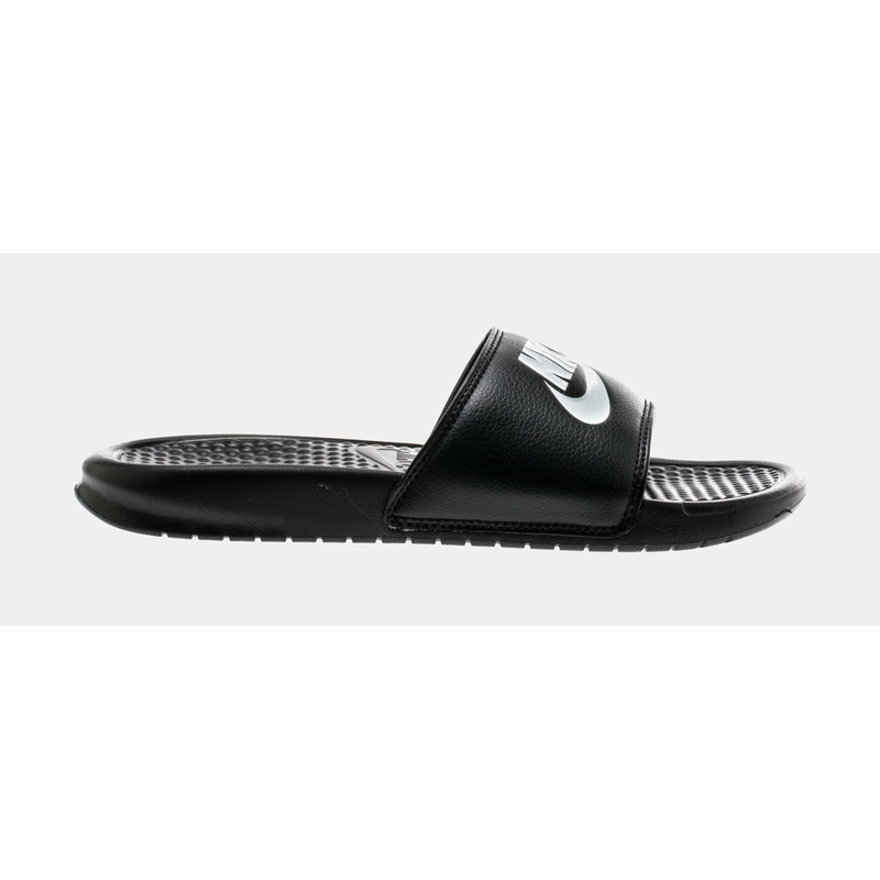 Benassi Swoosh Mens Slide Sandal (Black)