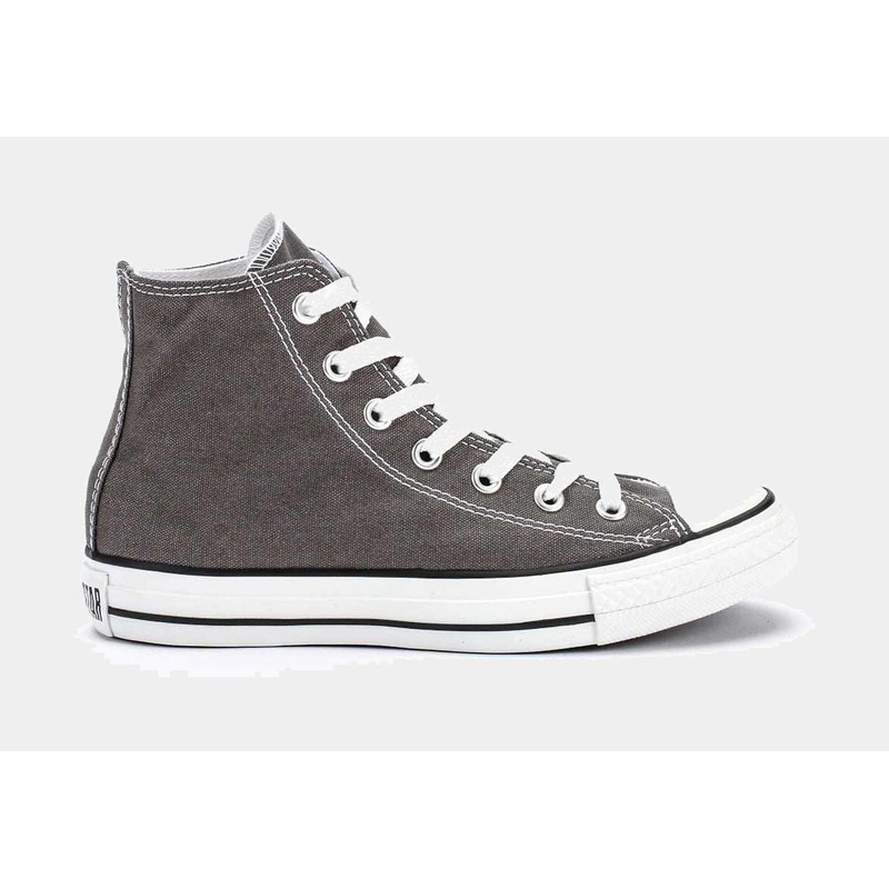 Chuck Taylor All Star Classic Colors High Solid Canvas Mens Lifestyle Shoes (Charcoal/White)
