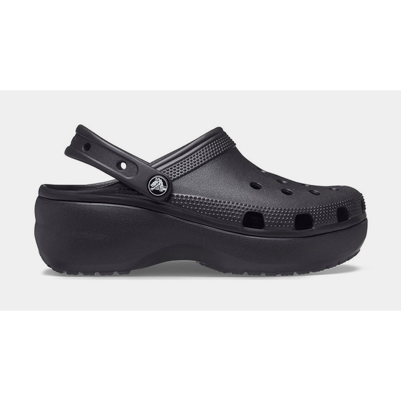 Classic Platform Clog Womens Sandals (Black)