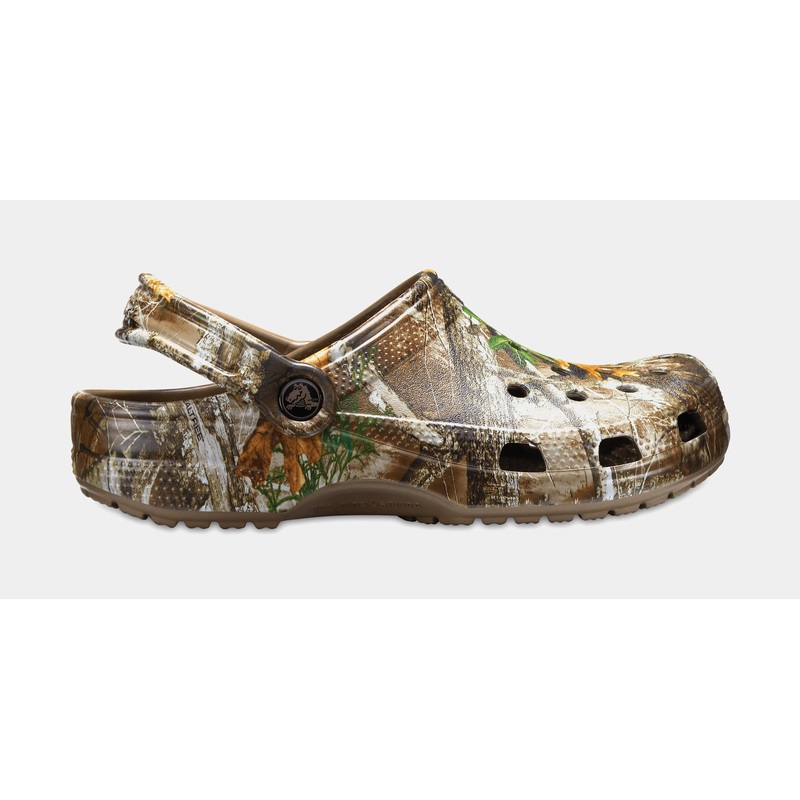 Classic Real Tree Edge Clog Mens Sandals (Brown)