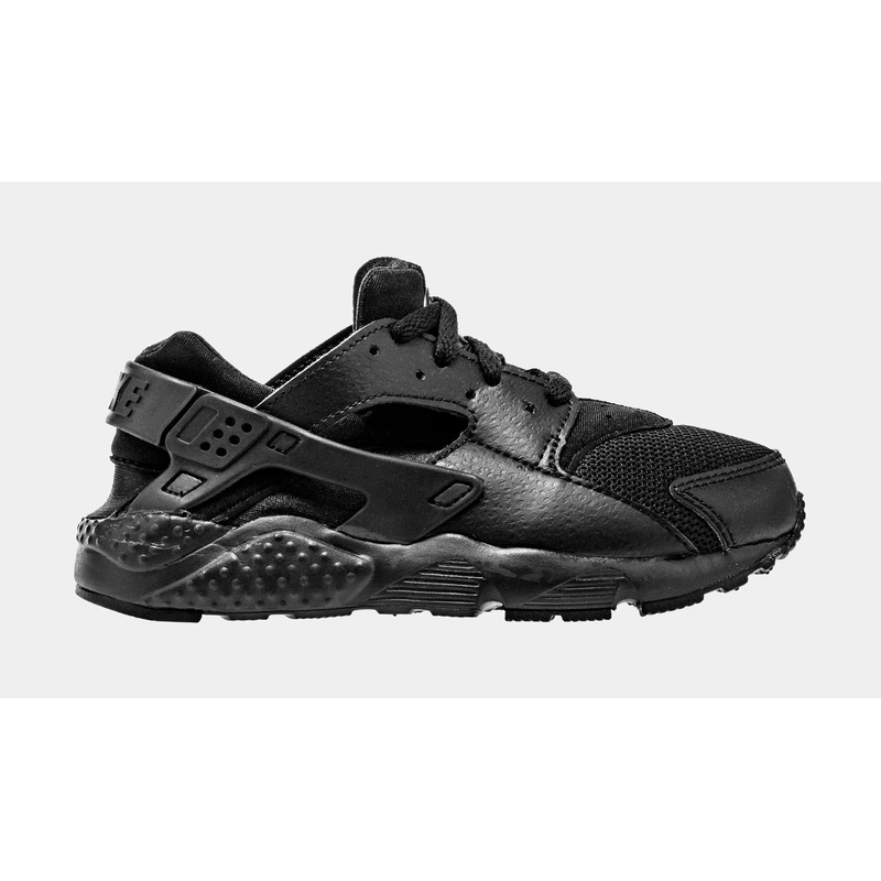 Huarache Run Preschool Lifestyle Shoe (Black)