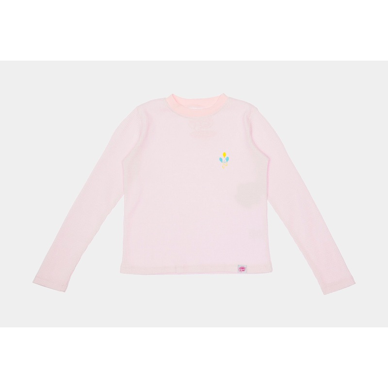 My Little Pony Pinkie Pie Long Sleeve Waffle Infant Toddler Knit T-Shirt (Pink)