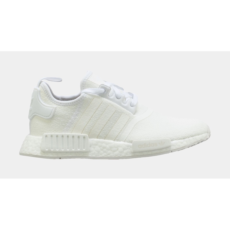 NMD Grade School Running Shoe (White)