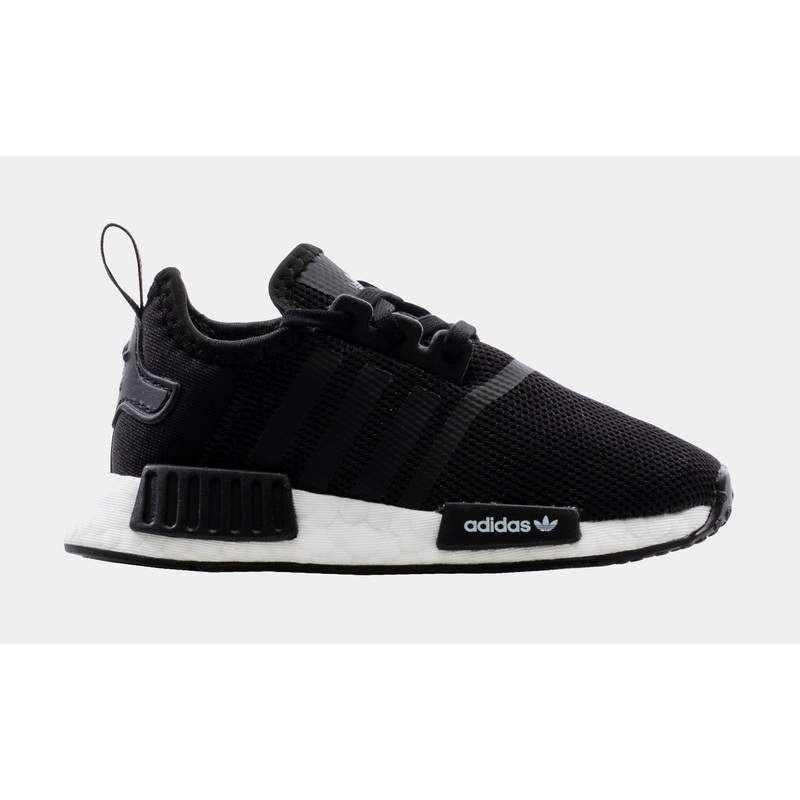 NMD R1 Infant Toddler Running Shoe (Black)