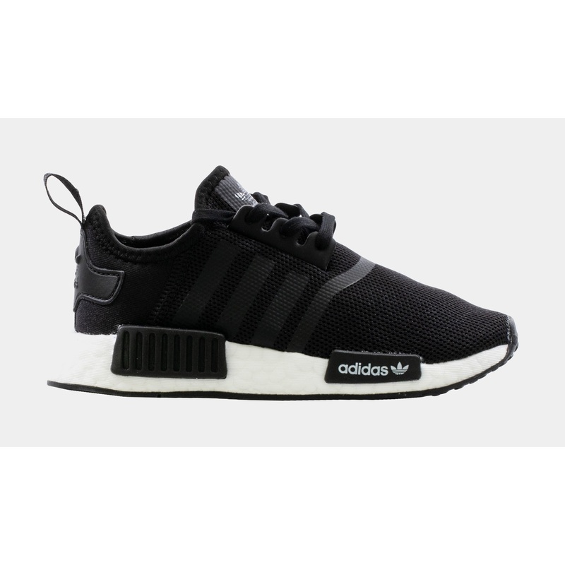 NMD R1 Preschool Running Shoes (Black)