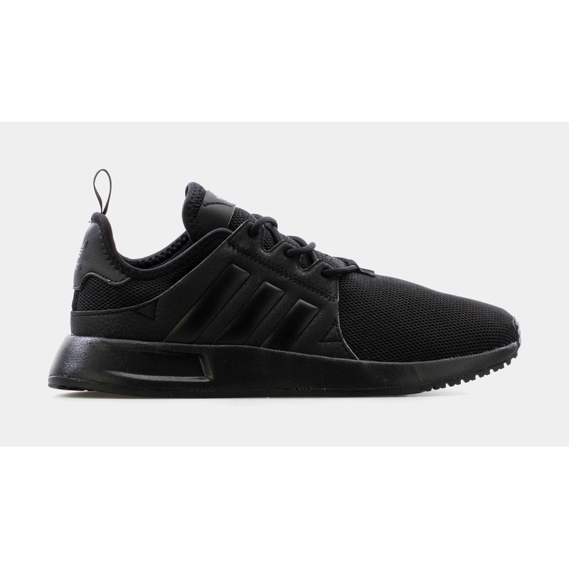 X PLR Grade School Running Shoe (Black/Black)